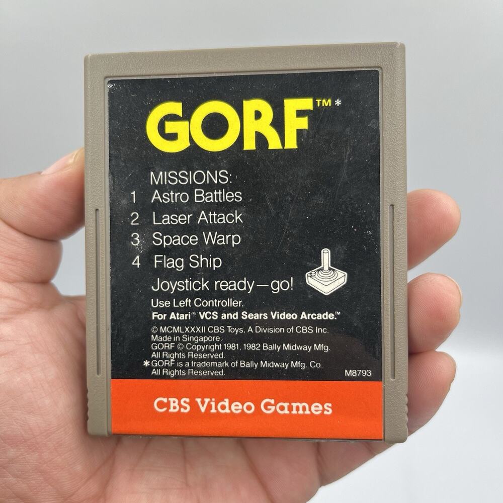 Gorf (Atari 2600, 1982) Authentic Cartridge Only